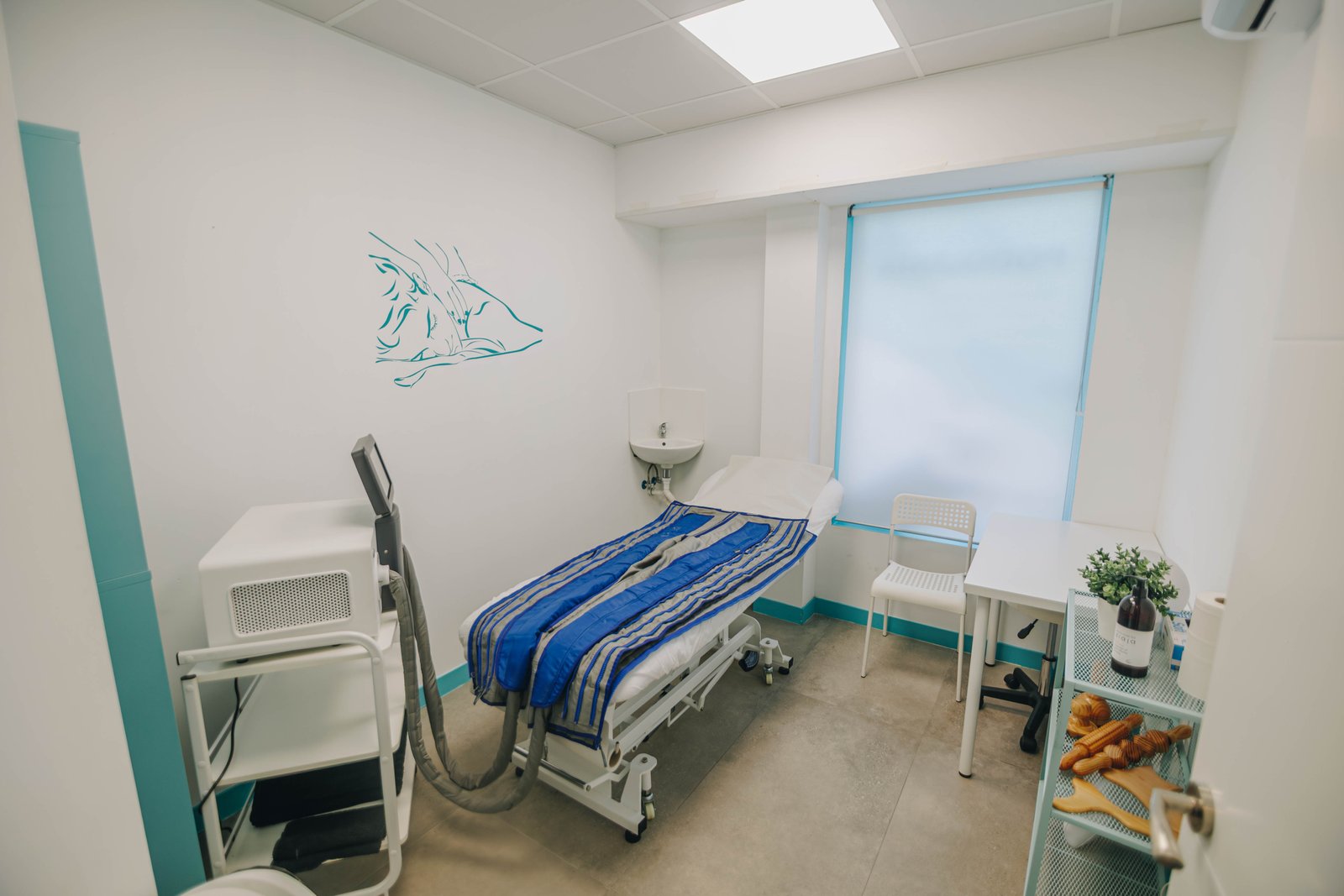 Presoterapia con botas neumáticas